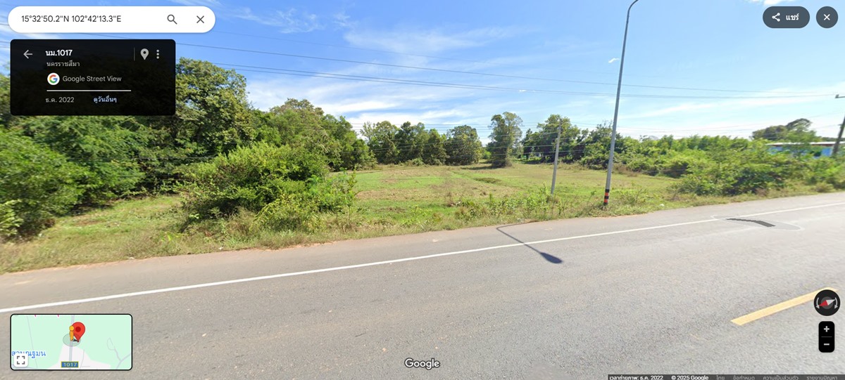 ขายที่ดินเปล่า 16 ไร่ 2 งาน 58 ตร.ว. อำเภอประทาย นครราชสีมา ติดถนน อยู่ในแหล่งชุมชน โทร 083-9169044