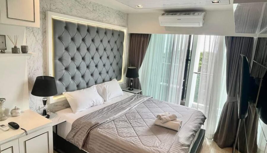 ขาย/ให้เช่า Deamber Pattaya Bangsare ชั้น 6 วิวทะเล ห่างทะเลเพียงไม่กี่ก้าว ห้องขนาด 43.5 ตรม. โทร 06-37515164