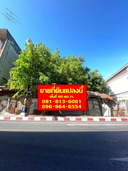 ขายที่ดินเปล่า เพชรบุรี ถนนพระทรง 90 ตรว ทำเลค้าขาย ใกล้ตลาดเทศบาล