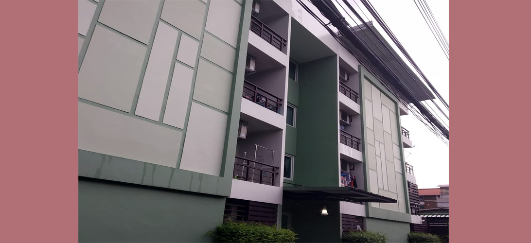 หอพัก ให้เช่า ราคา4500 รถไฟฟ้าสายสีเหลืองสถานีศรีกรีฑา ติดถนนใหญ่ ใกล้แอร์พอร์ตลิงค์หัวหมาก ทีพักรายเดือน