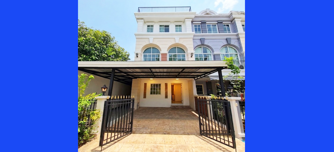 ทาวน์โฮม ขาย รีโนเวทพร้อมอยู่ ซอยหัวหมาก23 พลัสซิตี้พาร์คราคาถูกสุดในโครงการ กู้เต็ม100% ทาวน์โฮมหัวหมาก